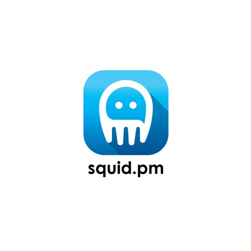 Design a squid logo for a messaging app/website/social network Design by Robosign