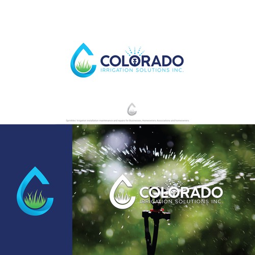 Create a fun but professional logo for a sprinkler/ irrigation company Design réalisé par PXRon