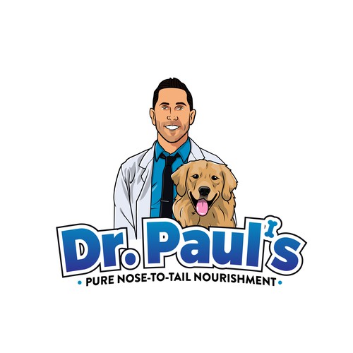 Creative nose-to-tail dog food logo to level-up nutrition for dogs! Design by Sava M- S Design