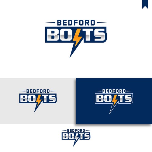 Team logo for the Bedford Bolts girls softball team Design by OpheRocklab