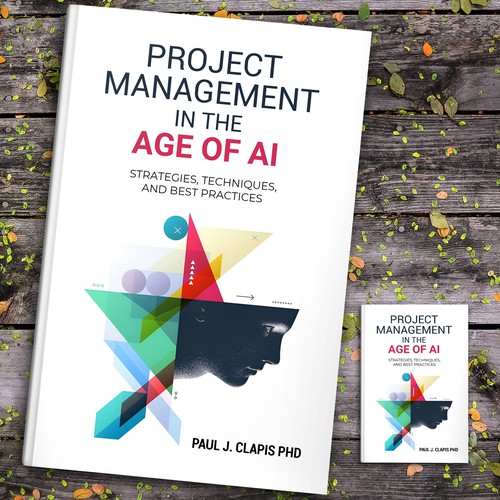 Simple, professional cover for a business book about Artificial Intelligence Design by ~99~