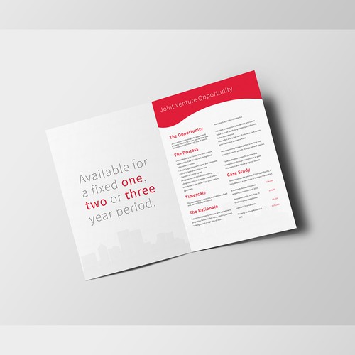 Investment brochure design | Brochure contest