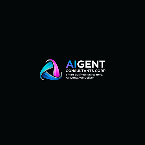 AI Agent Company: Appealing to small to medium sized businesses. Design by Blinca