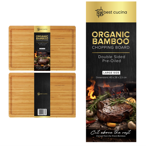 Bamboo Chopping Board Colour Card (2 Bamboo Chopping Board Models) Design by fenina