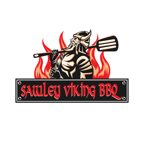 Viking Inspired BBQ Food Delivery Needs a Logo Design by Naufal RA