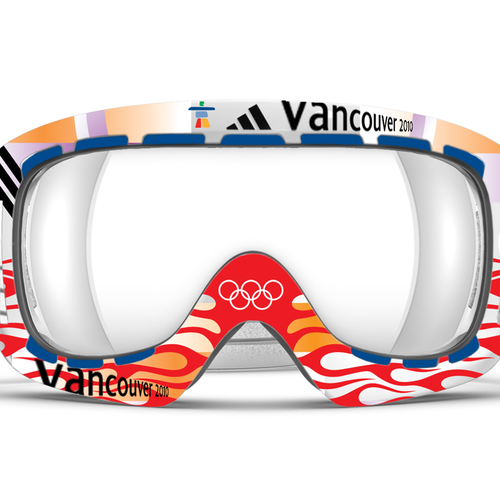 Design adidas goggles for Winter Olympics デザイン by smallheart