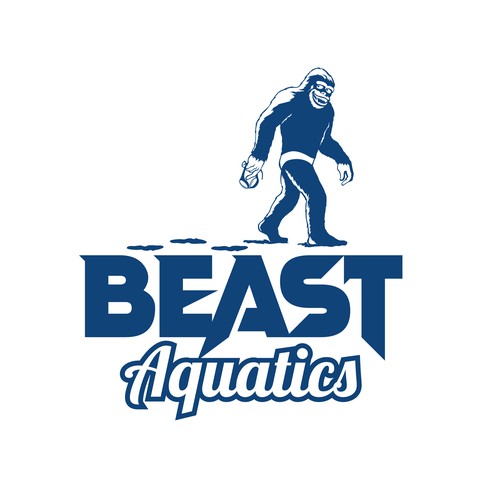 Strong, athletic Yeti design for a new team! Design by phong