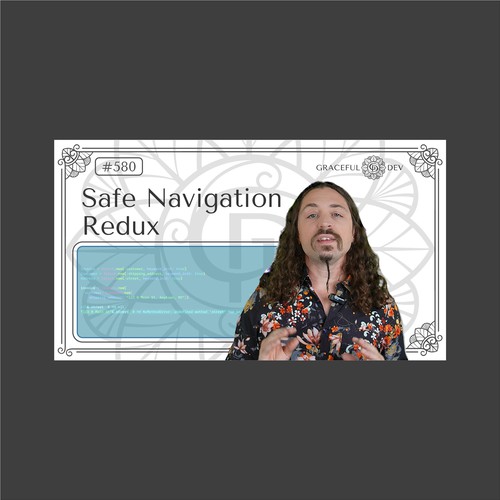 Video (YouTube etc.) Thumbnail Template for Software Development Screencast Episodes Design by ghandy ginanjar