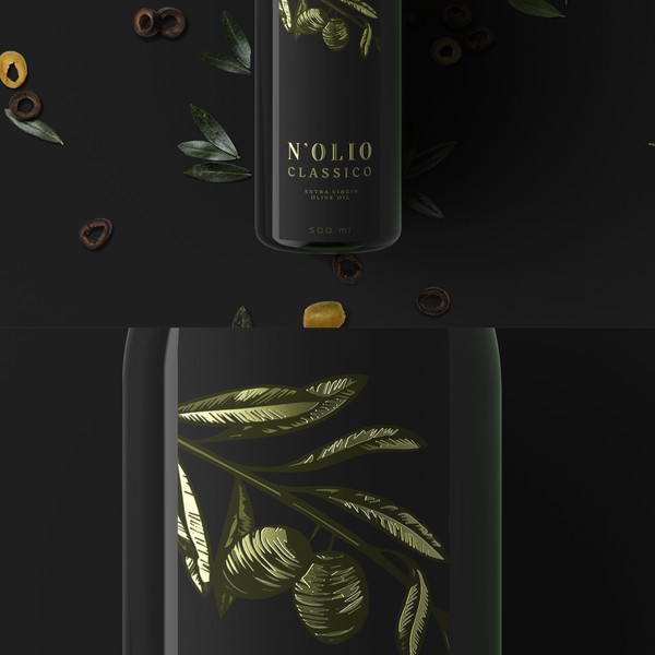 Design by Alexander Kremb titled "N‘olio olive oil "