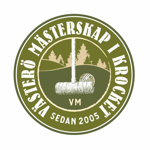 Legendary croquet tournament in Sweden. First logo ever. Looking for unique croquet vibe, creativity, and retro look! Design by DIMITAR LIASOVSKI