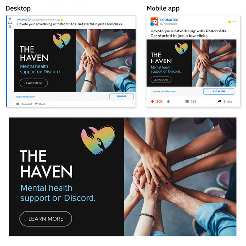 Social Media Ads For Mental Health Discord Banner Ad Contest