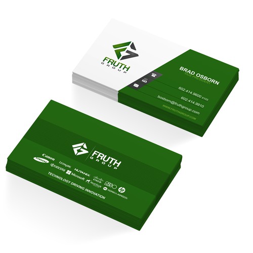 New High Tech Business Cards for High Tech Company Diseño de 720/2