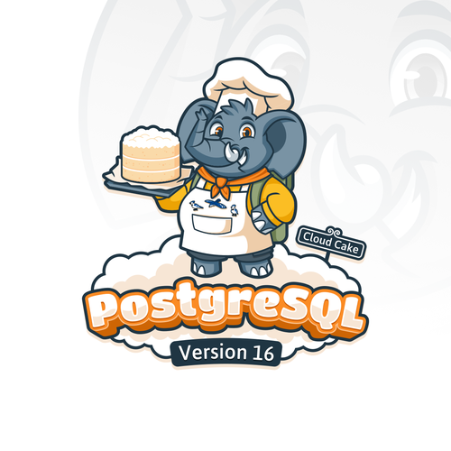 PostgreSQL v16 Release Artwork Design von ridjam