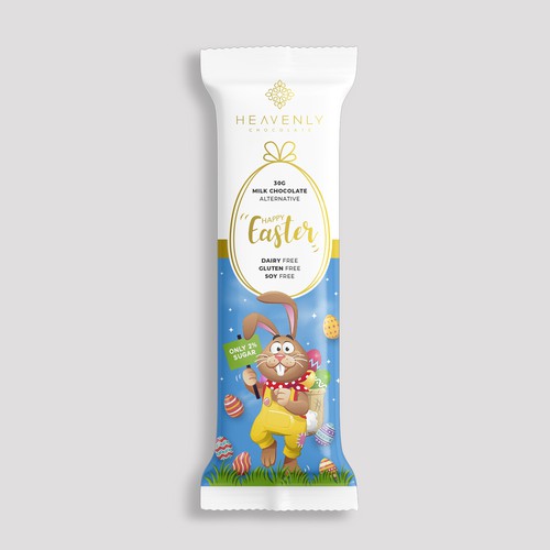 Design an easter inspired packaging for Pure Heavenly Chocolate Design by EffieK