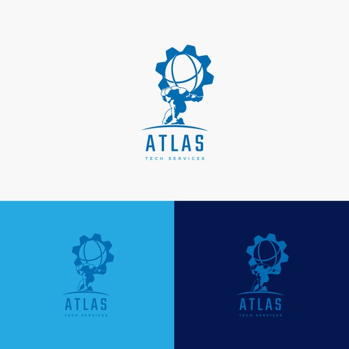 Guaranteed-  Create a logo and branding concept for Atlas Tech Services Design by Izrin A.