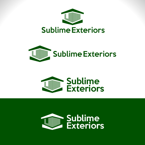 Modern Single Logo - Guaranteed - Sublime Exteriors Design by iconAge