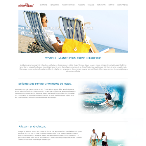 Web page design contest entry by designrocks