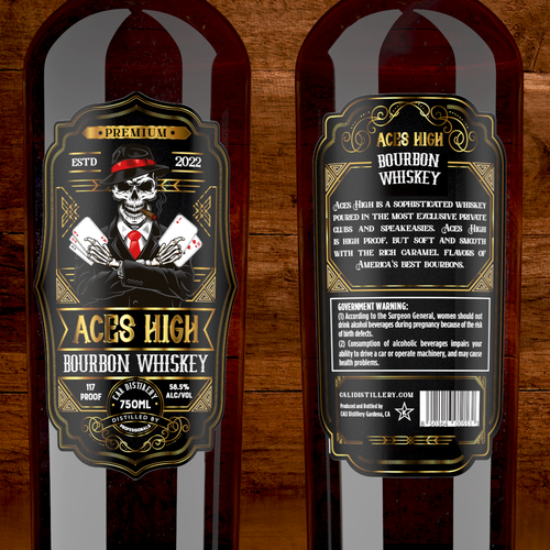 Luxury Whiskey  New Label Design by ANGRYCAT™