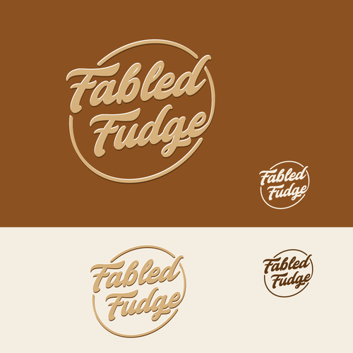 Logo for Gourmet Fudge and associated foods Design by Med!