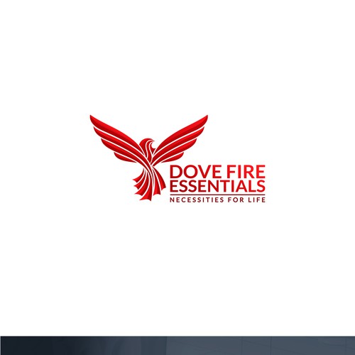 Dove Fire Essentials,LLC needs a powerful 3D like logo Logo design