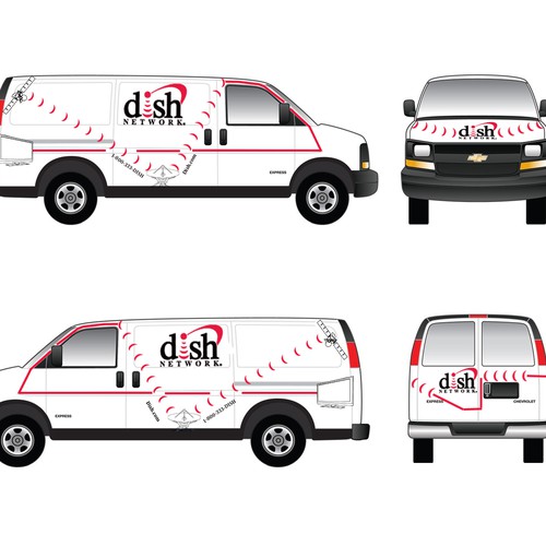 V&S 002 ~ REDESIGN THE DISH NETWORK INSTALLATION FLEET Design by honkytonktaxi
