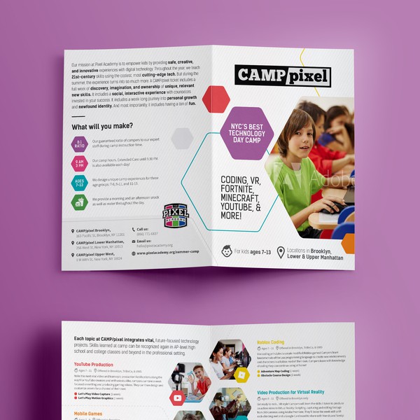 summer camp brochure