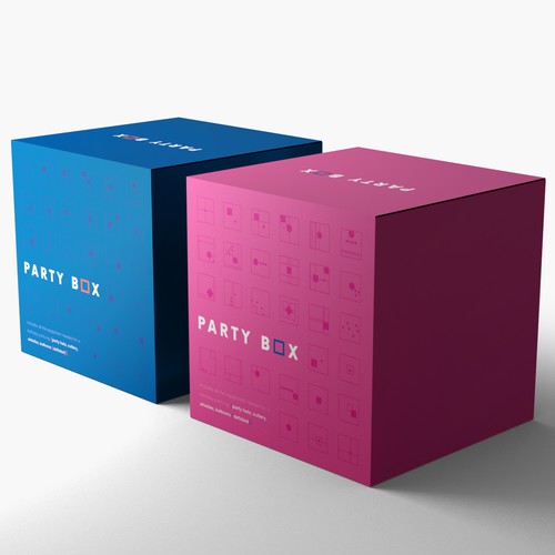 Diseño de Party box de CUPEDIUM