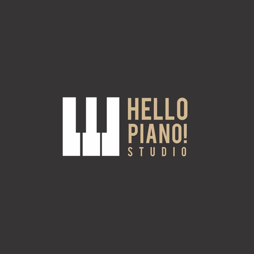 Design a modern, musical logo for Hello Piano! Studio. | Logo design ...