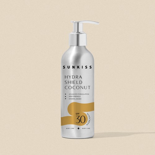 Luxury Sunscreen Label Design by @virensandfolia