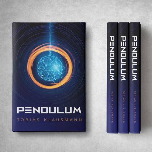 Book cover for SF novel "Pendulum" Design by Klassic Designs
