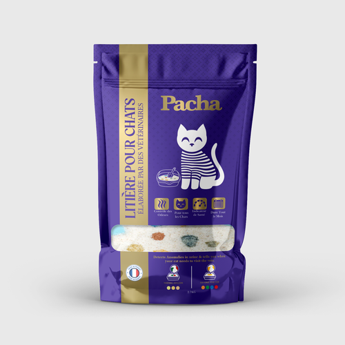 Cat Litter startup Minimalistic packaging - Contest Design by SONUPARMAR