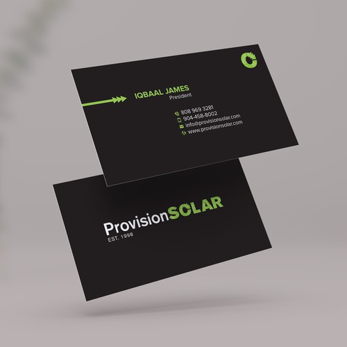 Solar Business Cards Design by Shila Rani Das