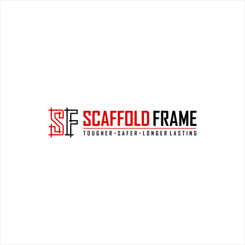 Scaffold Frame Logo Design by rehan20