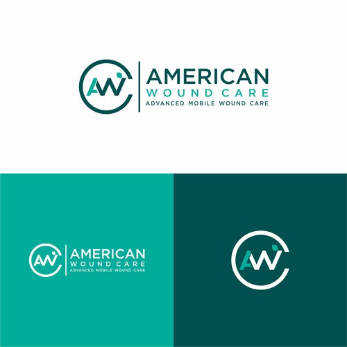 Clean logo for mobile wound care center Design by pronine9