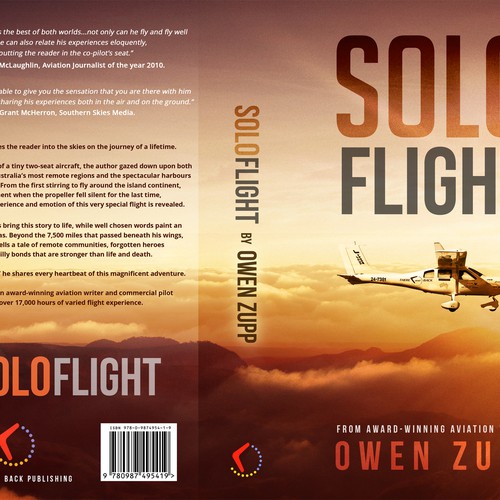Design di Solo Flight. Design an awesome book cover that captures the adventure of flight. di Rav Astra