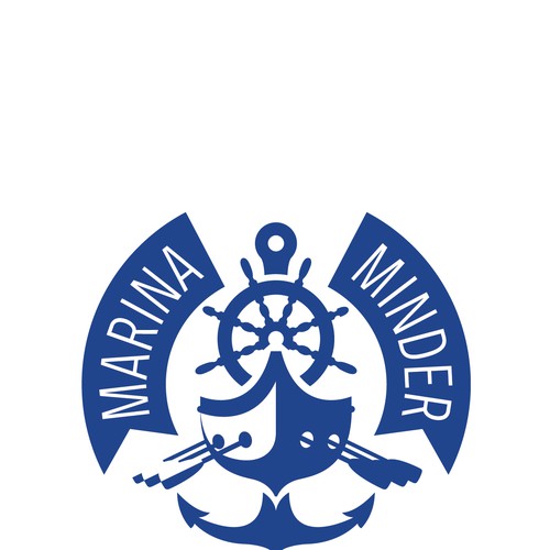 ⛵ Logo for Marina Minder ⚓ Design by Mihai Basoiu