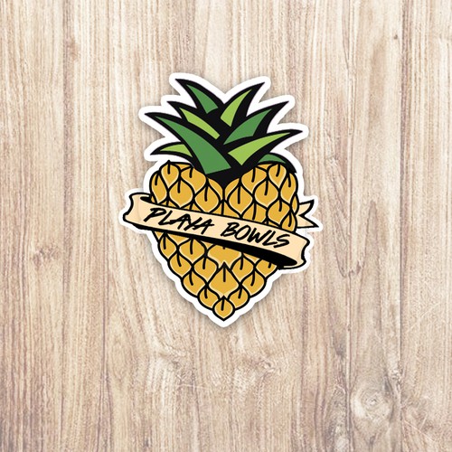 Acai Bowl Sticker medium or Large 