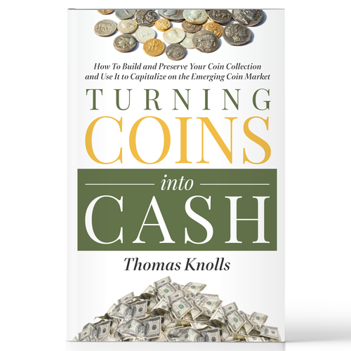 book cover for people who want to find financial success in coin collecting Design by Arbëresh®