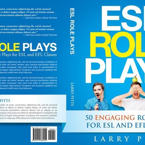 Design an eye catching, clean cover for an English teacher's book Design by Sherwin Soy