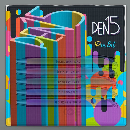 PEN15 pens need Blister Packaging! Design réalisé par Surendra Rathor