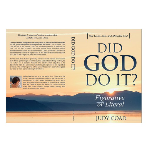 Design book cover and e-book cover  for book showing the goodness of God Design by Retina99