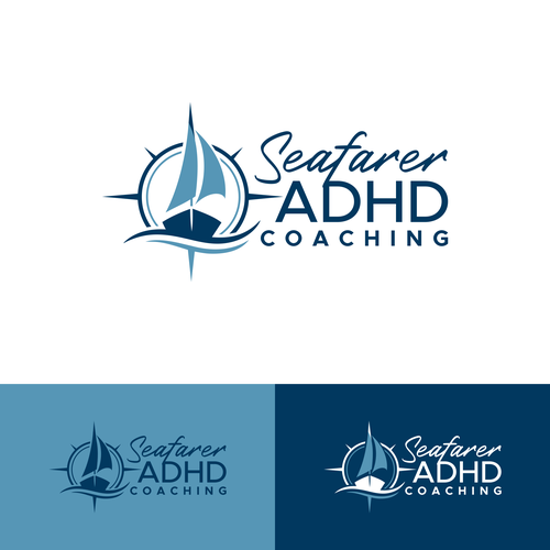 Abstract sailboat logo to evoke navigation and adventure Design by rzaltf