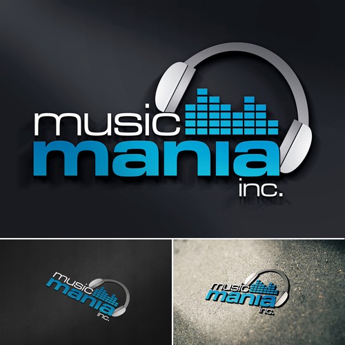 Music Mania 3D logo design | Other business or advertising contest