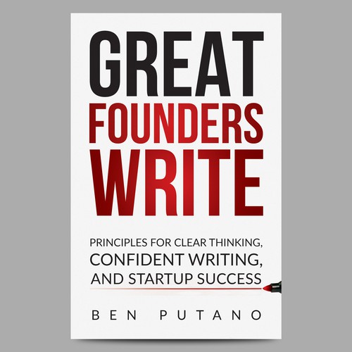 Design the cover of a writing book for entrepreneurs Design by HAREYRA