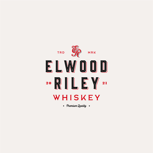 Clean, Classic Whiskey Brand Logo Design by RobertEdvin