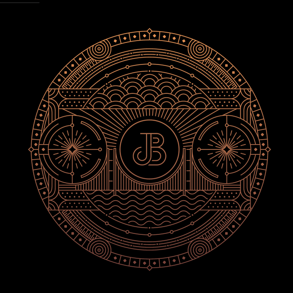 Minimal Lettermark logo and Line Graphic Illustration for Juicebox.