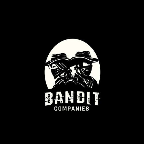 Design A masculine western bandit logo that incorporates a male and female owned company por bisbidesign