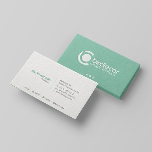 business card for company called birdie Design by Taaiebah