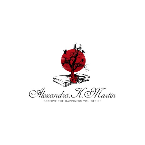 Alexandra K Martin Books Logo Design Contest 99designs