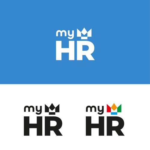Create an awesome logo for myHR, the #1 HR Software in Luxembourg ! Design by M.I.Thomson
